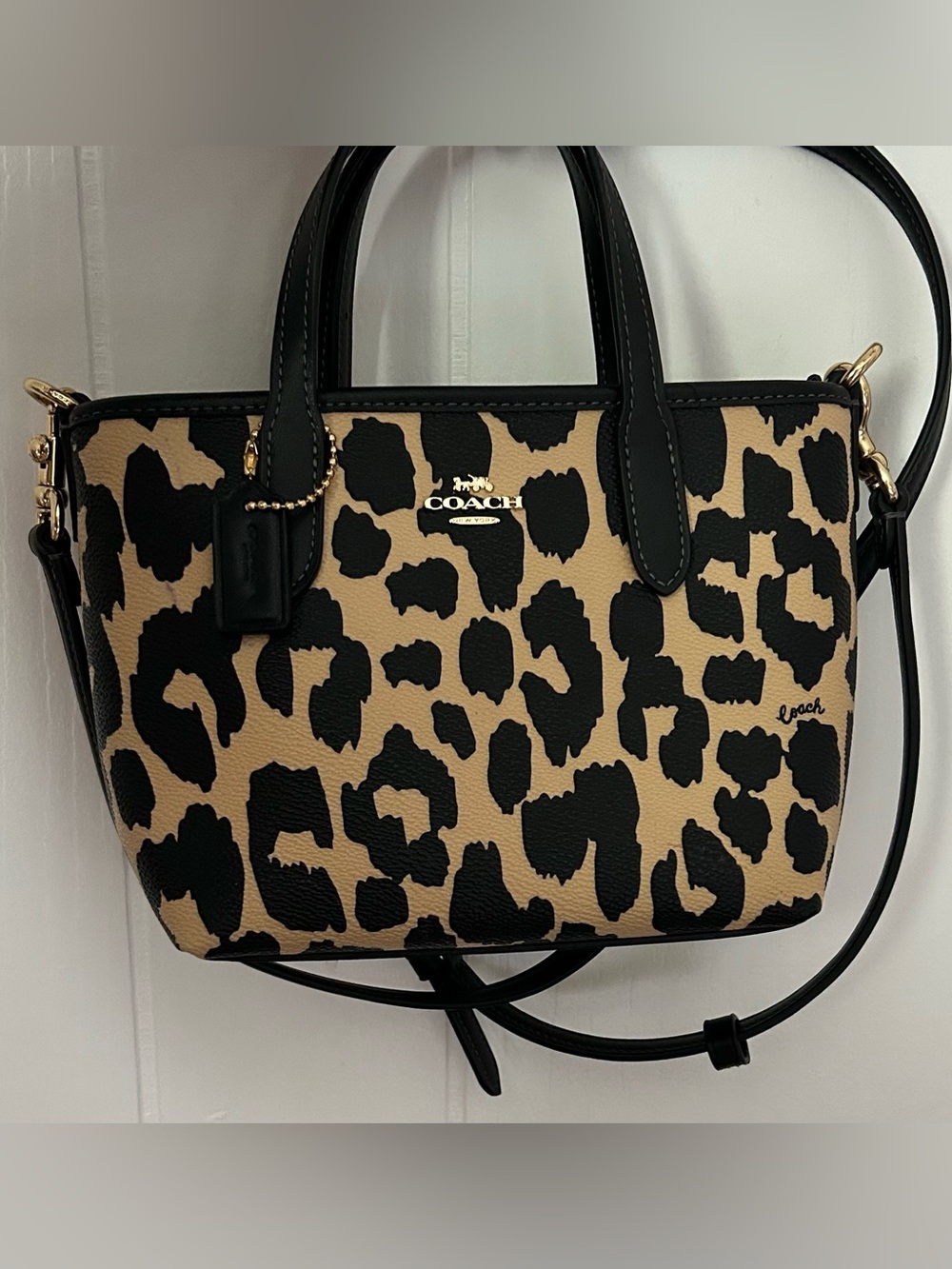 City Mini Tote Leopard